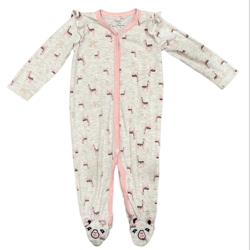 Jessica Simpson Baby llama footie